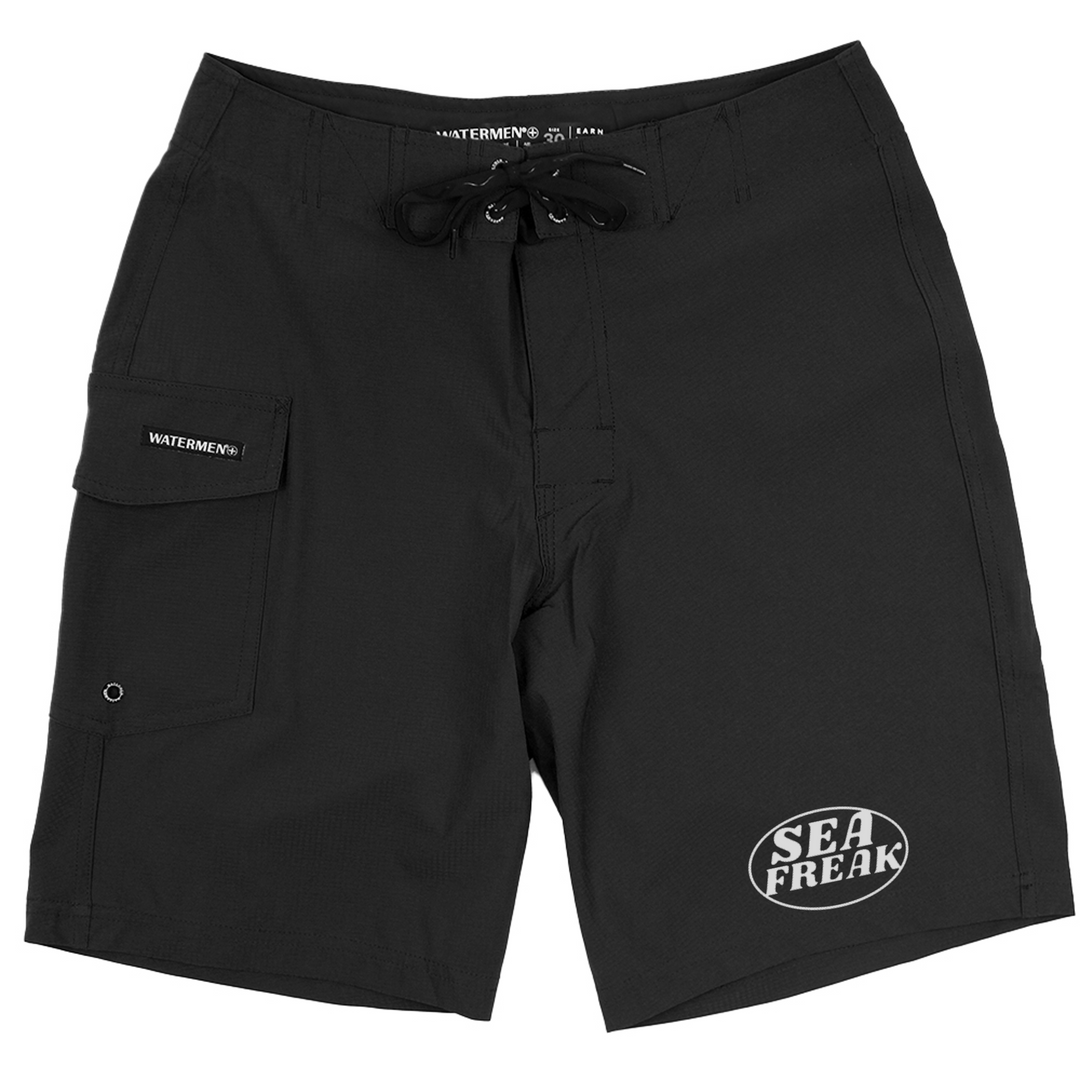 Sea Freak Board Shorts w/ Oval Logo